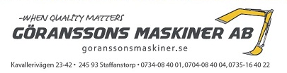 Göranssons Maskiner i Bjärred AB logo