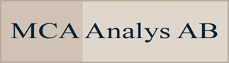MCA Analys AB logo