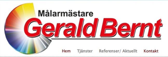 Målarmästare Gerald Bernt AB logo
