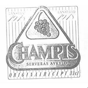 CHAMPIS LANSERAD 1918 SERVERAS AVKYLD ORIGINALRECEPT 33cl