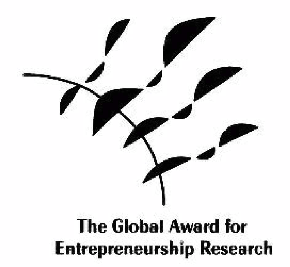 The Global Award for Entrepreneurship Research