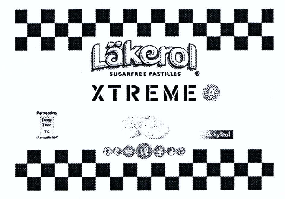 Läkerol SUGARFREE PASTILLES XTREME with xylitol