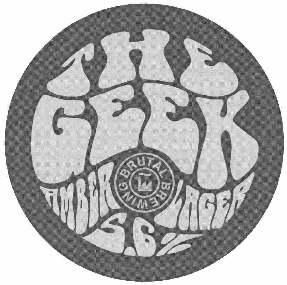 THE GEEK AMBER LAGER 5,6% BRUTAL BREWING