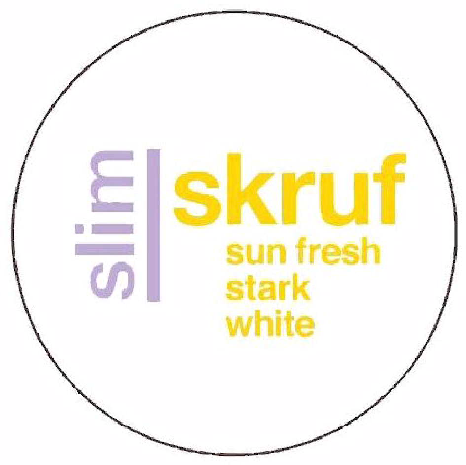 slim skruf sun fresh stark white