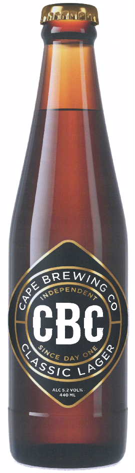 CBC CAPE BREWING CO CLASSIC LAGER INDEPENDENT SINCE DAY ONE ALC 5.2 VOL% 440 ML
