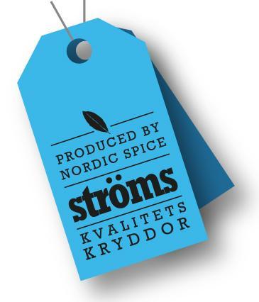 PRODUCED BY NORDIC SPICE  ströms  KVALITETS KRYDDOR