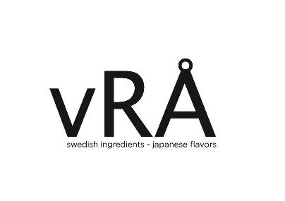 vRÅ swedish ingredients - japanese flavors