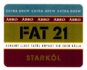 EXTRA BREW ÅBRO FAT 21 STARKÖL