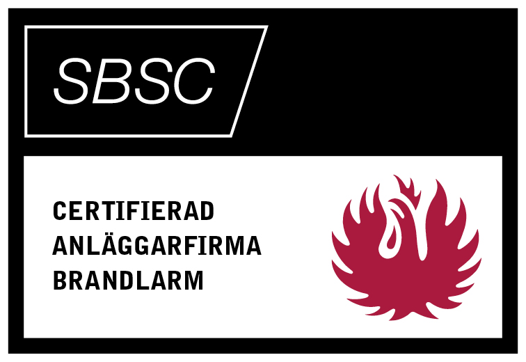 SBSC Certifierad anläggarfirma brandlarm