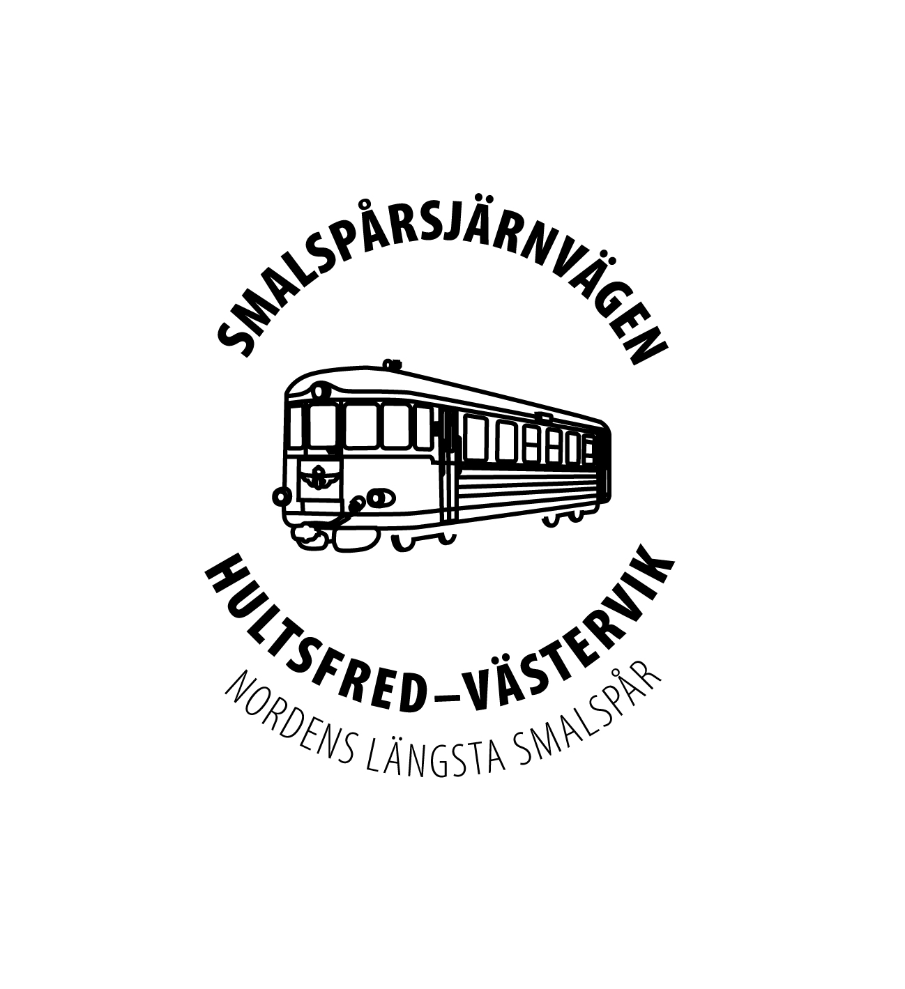 Smalspårsjärnvägen Hultsfred Västervik Nordens längsta smalspår