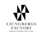 LJUNGBERGS FACTORY SWEDISH PATTERNS SINCE 1834