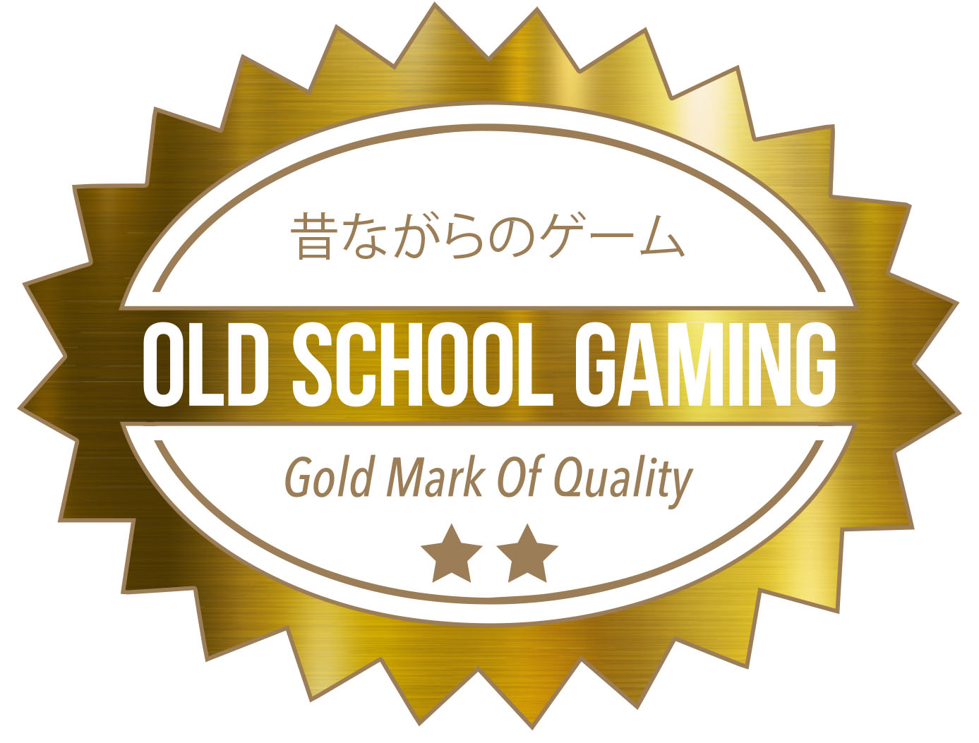 OLD SCHOOL GAMING Gold Mark Of Quality
