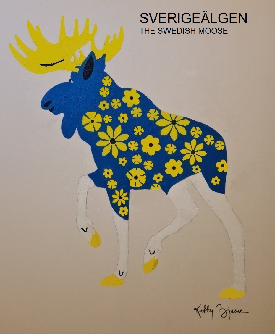 SVERIGEÄLGEN  THE SWEDISH MOOSE  Kethy Bjesse