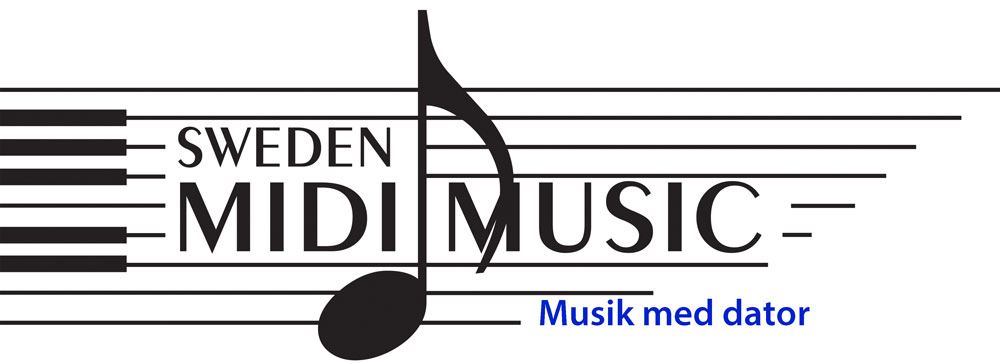 SWEDEN MIDI MUSIC Musik med dator